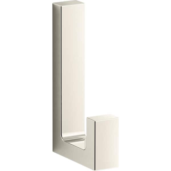 KOHLER Draft Wall-Mounted Robe Hook in Vibrant Polished Nickel