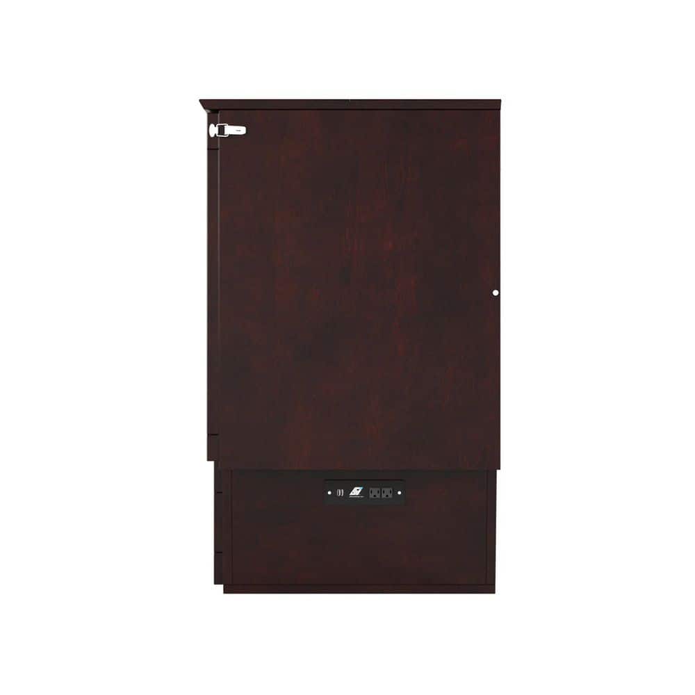 Nantucket Queen Murphy Bed Chest with CoolSoft Memory Foam Mattress