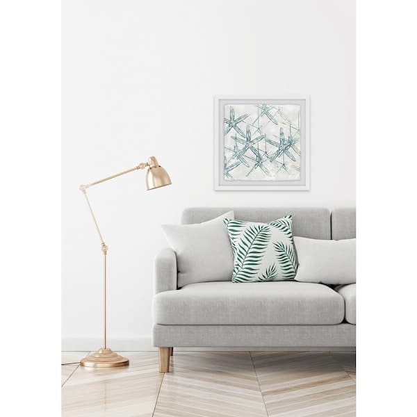 Unbranded 24 in. H x 24 in. W "Sealife Batik VII" by Marmont Hill Framed Wall Art