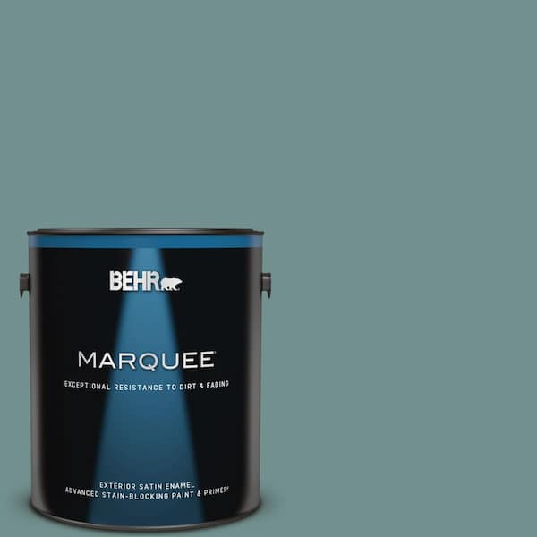 BEHR MARQUEE 1 gal. #PPU12-03 Dragonfly Satin Enamel Exterior Paint & Primer