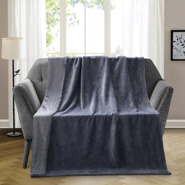 Thesis Slate Oversized 50x70 Throw Blanket