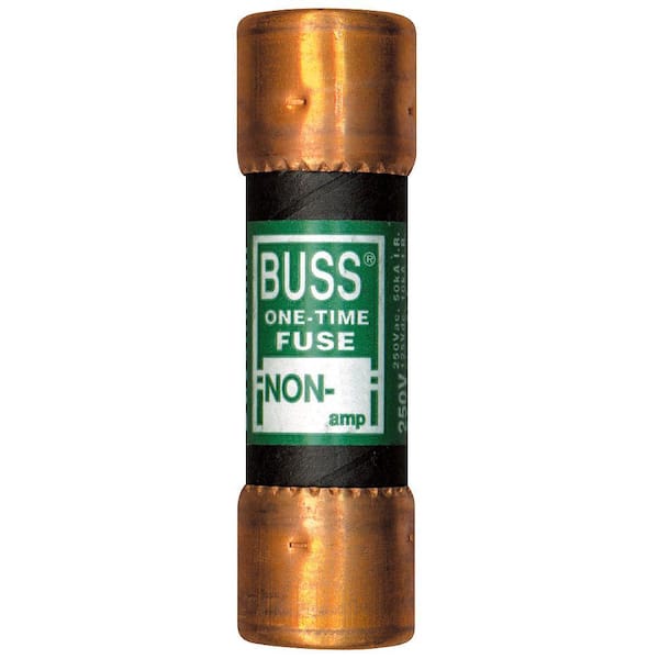Cooper Bussmann 60 Amp Brass 1-Time Fuse Cartridges (2-Pack)