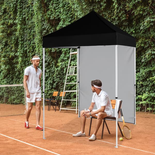 5 ft. x 5 ft. Pop Up Canopy with 1 Removable Sunwall