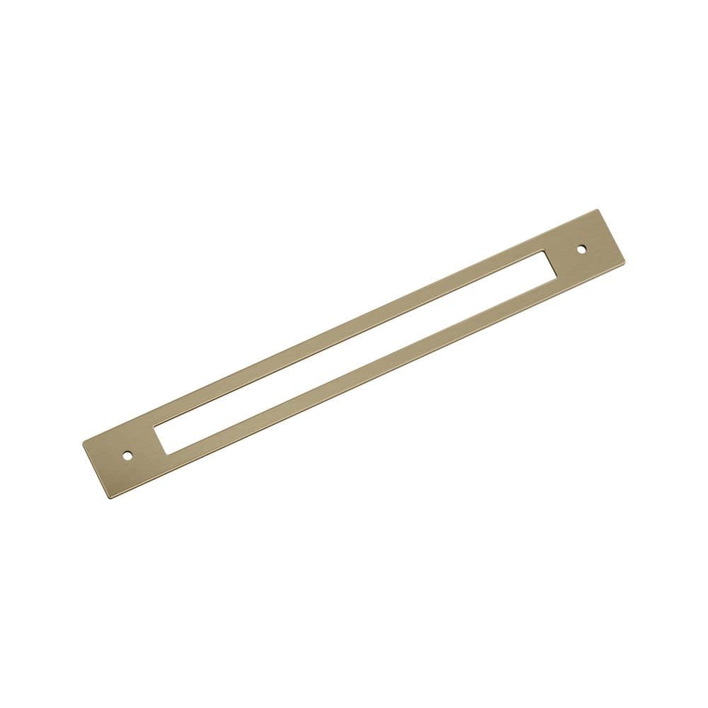 Medora 10-1/16 in. Center-to-Center Rectangle Golden Champagne Pull Cabinet Backplate price history on PriceWatchPro
