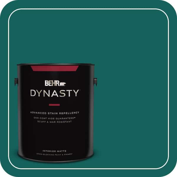 BEHR DYNASTY 1 gal. #S-H-490 Billiard Table Matte Interior Stain-Blocking Paint & Primer