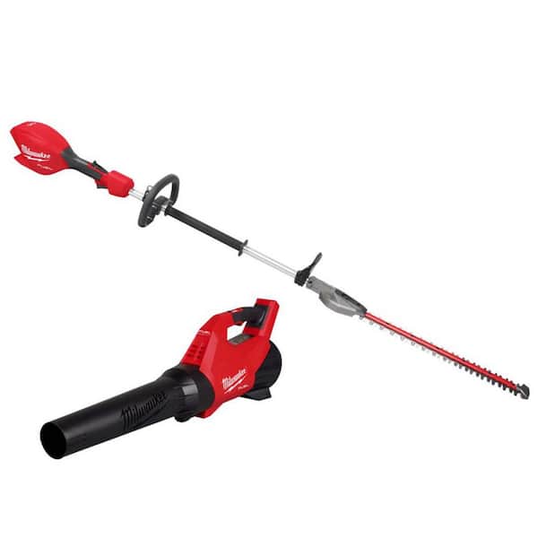 M18 FUEL 18V 20 in. Brushless Cordless Battery Powered Short Pole Hedge Trimmer w/ M18 FUEL Blower