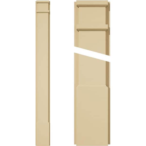 Ekena Millwork 2 in. D x 6 in. W x 60 in. L Primed Polyurethane Pilaster 1- Pack