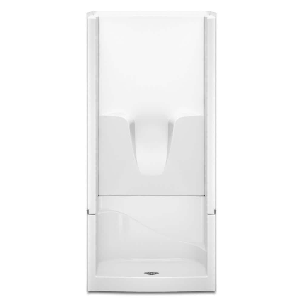 Remodeline 36 in. x 36 in. x 76 in. 4-Piece Shower Stall with Center Drain 