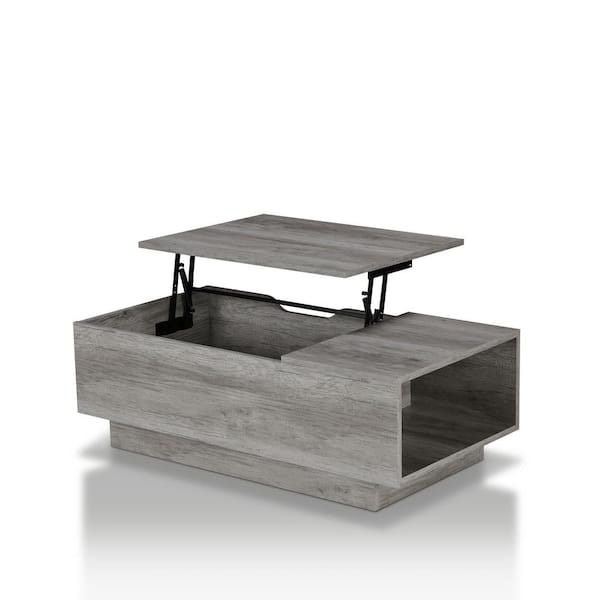 Furniture of america villetta modern vintage grey coffee store table