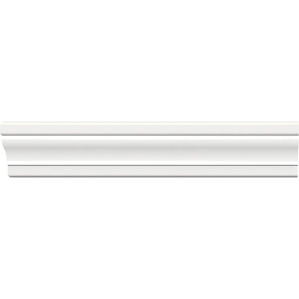 White PVC Colonial Casing Moulding 2-1/4" x 96"