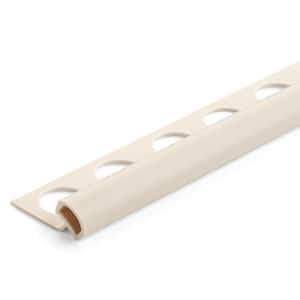 Sandstone 3/8 in. x 98-1/2 in. PVC Bullnose Tile Edging Trim