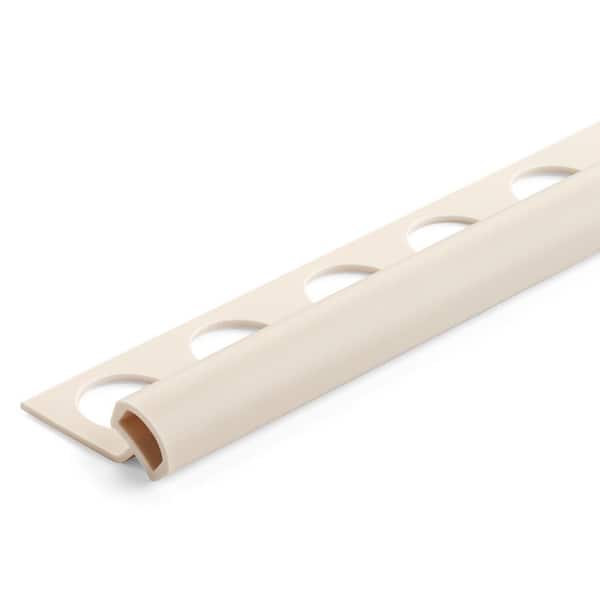 TrimMaster Satin Gold 3/8 in. x 98-1/2 in. Aluminum Bullnose Tile Edging  Trim H8712SNG98 - The Home Depot