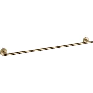 Trinsic 30 in. Wall Mount Towel Bar Bath Hardware Accessory in Champagne Bronze