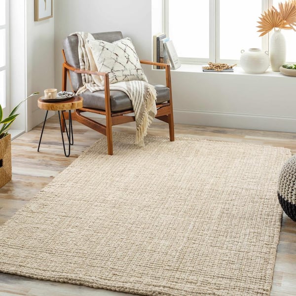 Ambel 9 ft. X 12 ft. Beige, Medium Brown, Sage Area Rug