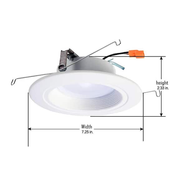 RL 5 in. and 6 in. White Wireless Smart Integrated LED Recessed Downlight Ceiling Fixture Selectable Color Temperature