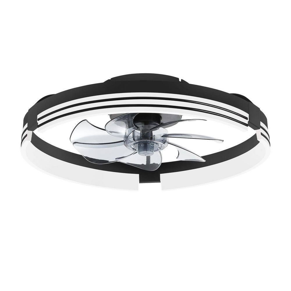 20 in. Smart Indoor Crystal Black Ceiling Fan with Light 6-Speed Low Profile and Remote/ App Control price history on PriceWatchPro