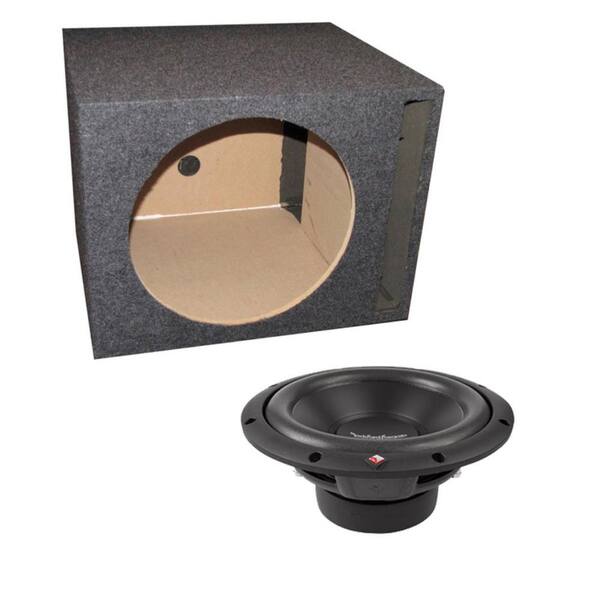 Rockford Fosgate 10 in. 500-Watt 4-Ohm DVC Subwoofer plus Vented Enclosure