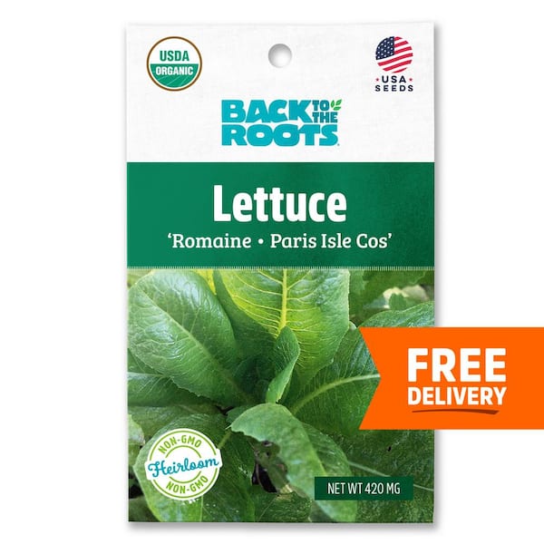 Back to the Roots Organic Paris Isle Cos Lettuce Seed (1-Pack)