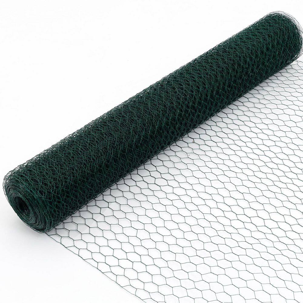 196.85 ft. x 3.6 ft. H Green Metal Outdoor Anti Rust Galvanized Hexagonal Floral Chicken Poultry Netting for Garden price history on PriceWatchPro