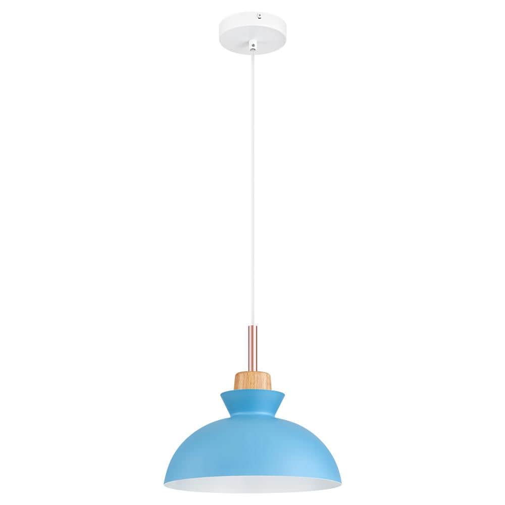 Blue Bird Aluminum Dome Pendant Light with Adjustable Cord