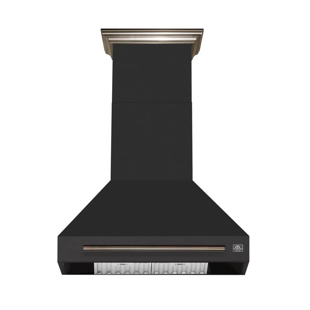 Aria 30 in. Wall-Mounted Range Hood in Black, Ducted 600 CFM price history on PriceWatchPro