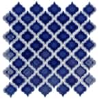 Hudson Tangier Smoky Blue 12 in. x 12 in. Porcelain Mosaic Tile (10.96 sq. ft. / Case)