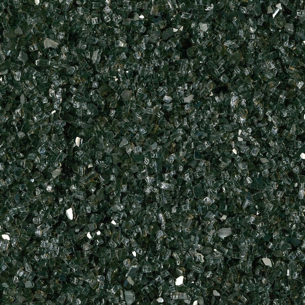 MSI 0.50 in. Galaxy Black Fire Glass - 20 lb. Bag