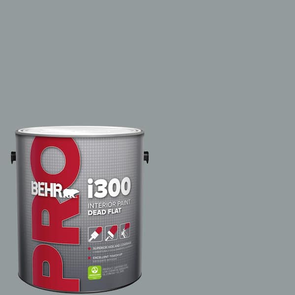 BEHR PRO 1 gal. #720F-4 Stone Fence Dead Flat Interior Paint