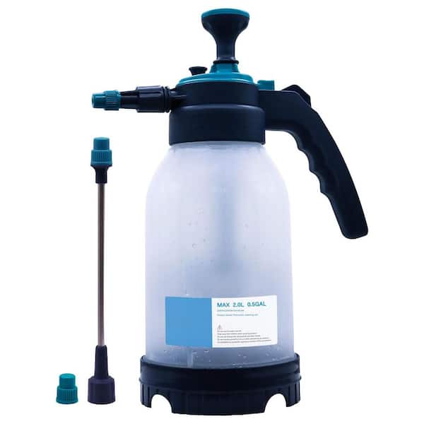 Unbranded 0.5 gal. Cordless Handheld Garden Pump Sprayer Mister Adjustable  Nozzle Extended Wand for Lawn Car Pet Cleaning 1-Piece OF131PH033