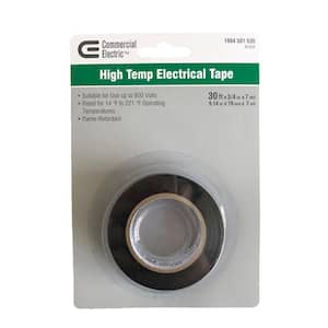3/4 in. x 30 ft. Commercial Carded Electrical Tape, Black