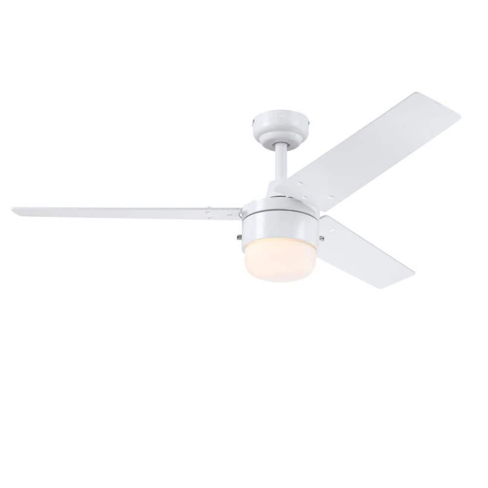 Talia 48 in. Indoor Matte White Standard Ceiling Fan with LED Included price history on PriceWatchPro