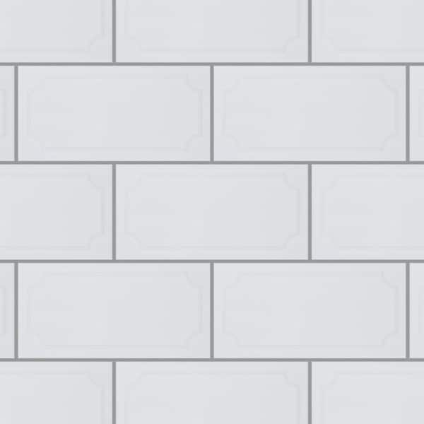 Merola Tile Santorini Blanco 4 in. x 7-7/8 in. Ceramic Wall Tile (11.0 sq. ft./Case)