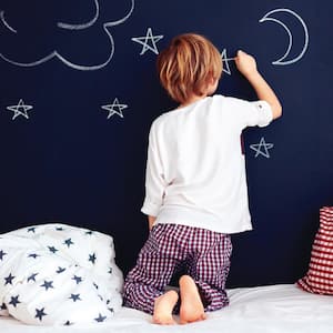 Chalkboard Peel and Stick Wallpaper (Covers 28 sq. ft.)