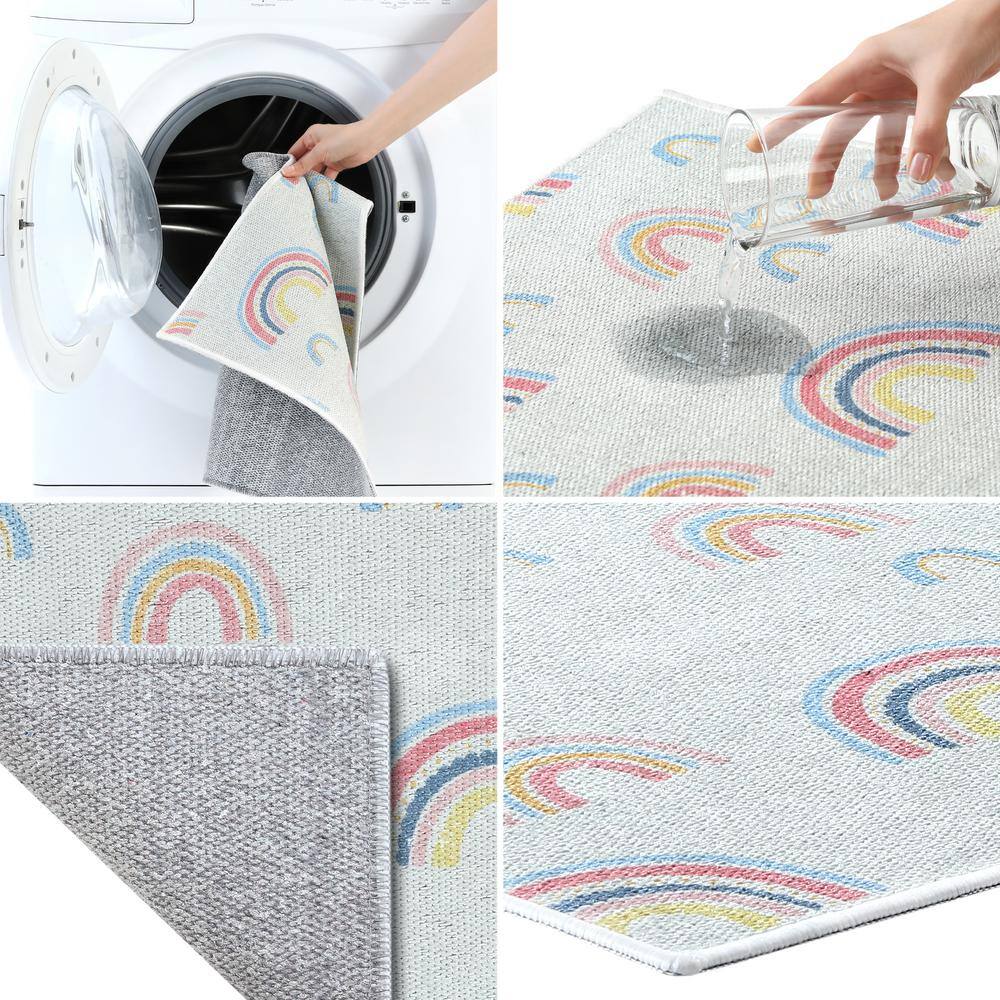 Large Foldable Gray Cotton Dish Drying Mat