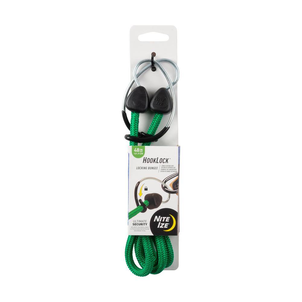 UPC 094664050396 product image for Nite Ize 48 in. Green HookLock Locking Bungee | upcitemdb.com