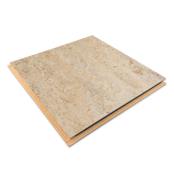 Marmoleum Cinch Loc Seal Caribbean 9.8 mm Thick x 11.81 in. Wide X 11.81 in. Length Laminate Floor Tile (6.78 sq. ft/Case)