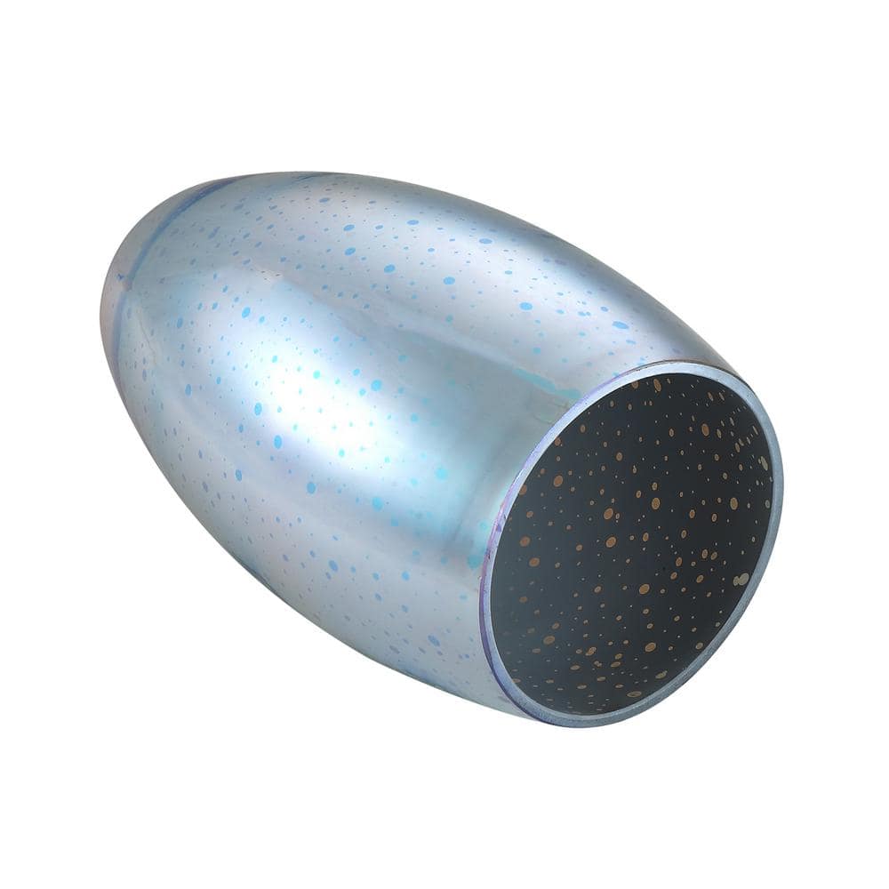 7.64 in. Multicolored Fireworks Effect Art Glass Drum Shade for Pendant Lig