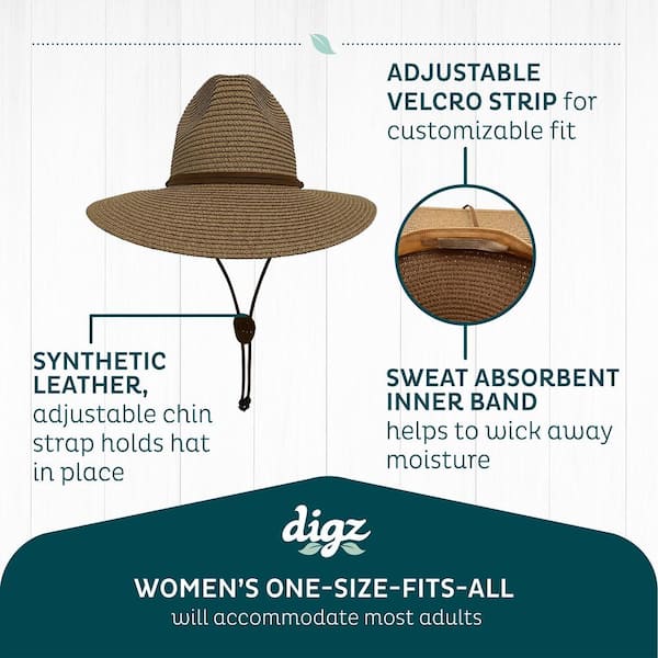 Fishing Hat for Men Sun Protection Fedora Oversized Brim Adult Fishing Hat  Outdoor Sun Hat Foldable Basin Hat, khaki, One Size Fits All :  : Fashion