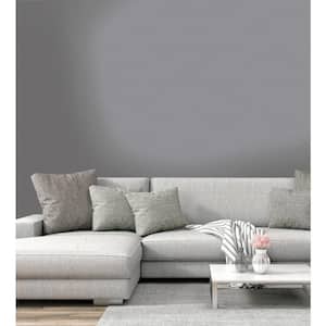 Hessian Effect Grey Non-Pasted Wallpaper (Covers 56 sq. ft.)