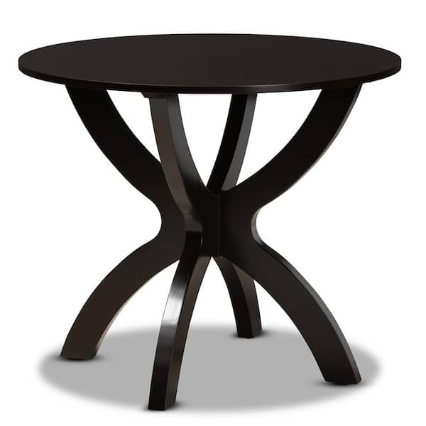 Baxton Studio Tilde Dark Brown Dining Table