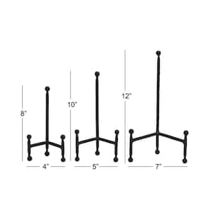 Black Metal Easel with Ball Details (3- Pack)