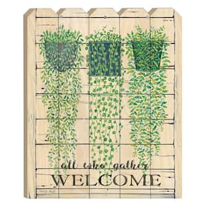 Charlie Ivy Welcome Unframed Graphic Print Nature Art Print 20 in. x 15 in. .