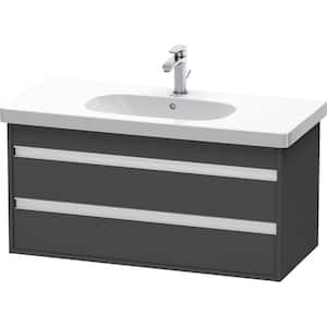 Ketho 17.88 in. W x 39.38 in. D x 18.88 in. H Bath Vanity Cabinet without Top in Graphite