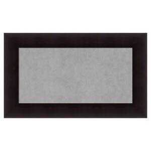 Portico Espresso 30 in. x 18 in. Framed Magnetic Board
