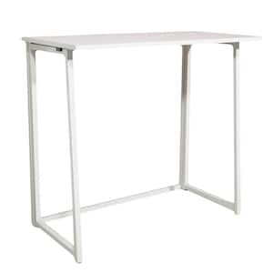 31.5 in. W Simple White Wood Computer Desk