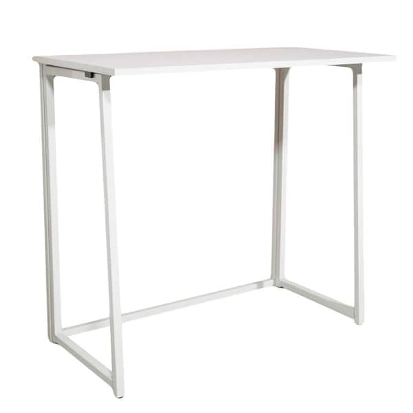 Outopee 31.5 in. W Simple White Wood Computer Desk