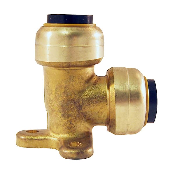 Tectite 1/2 in. Brass Push-to-Connect 90-Degree Drop Ear Elbow