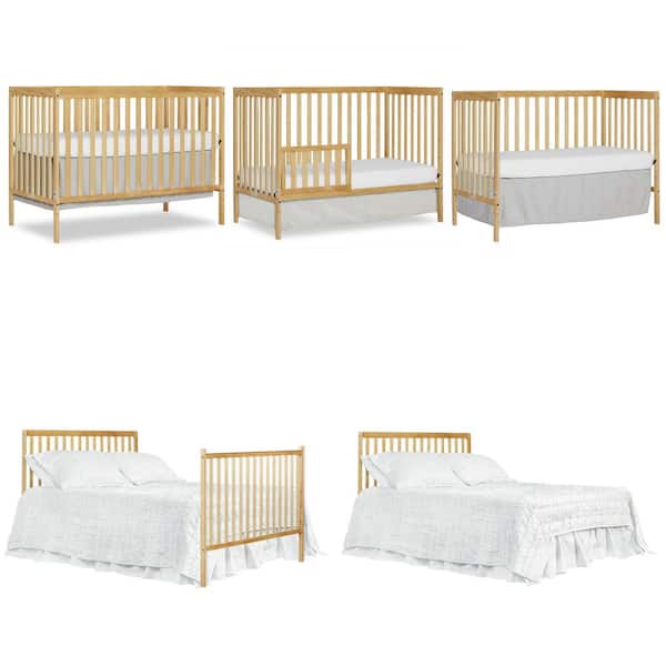 Dream On Me Synergy Natural 5-in-1 Convertible Crib 657-N - The