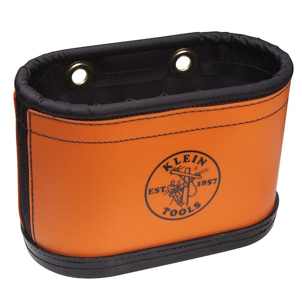 Klein Tools Hard-Body Bucket, 14 Pocket Oval Bucket with Kickstand