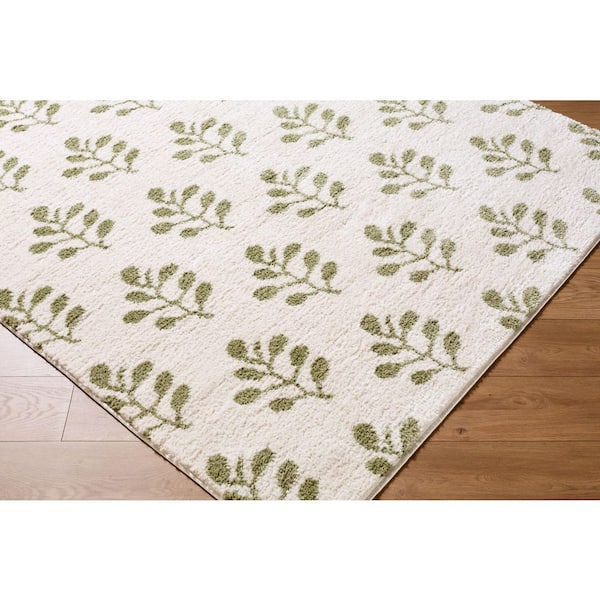 ELLE Decor Odeon 2 ft. x 7 ft. Cream Geometric Machine Washable Runner Rug